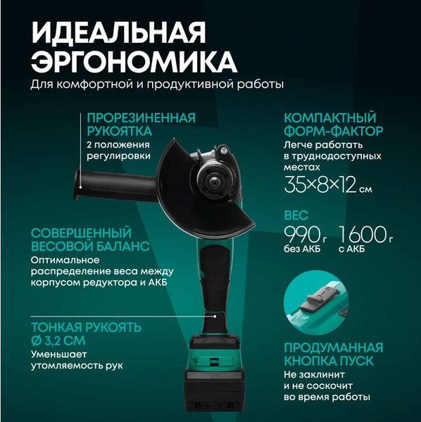 Угловая шлифовальная машина Rokodil Spark Pro
