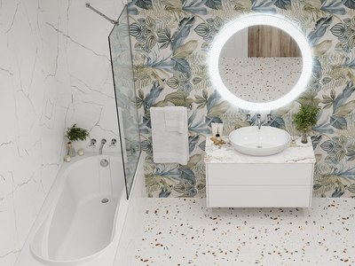 Ванна из искусственного мрамора Belux Элит 1700