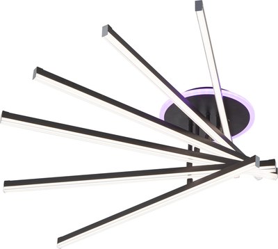 Потолочный светильник Mirastyle WX-9037/6+1 BK - фото