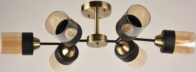 Потолочный светильник Mirastyle BL-7459/6 AB+BK