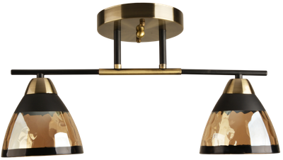 Потолочный светильник Mirastyle BL-7767/2 AB+BK - фото