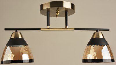 Потолочный светильник Mirastyle BL-7767/2 AB+BK