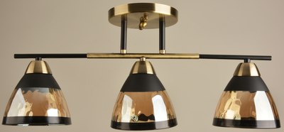 Потолочный светильник Mirastyle BL-7767/3 AB+BK