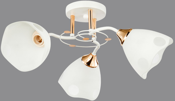 Потолочный светильник Mirastyle WX-6104/3 WH+FGD - фото