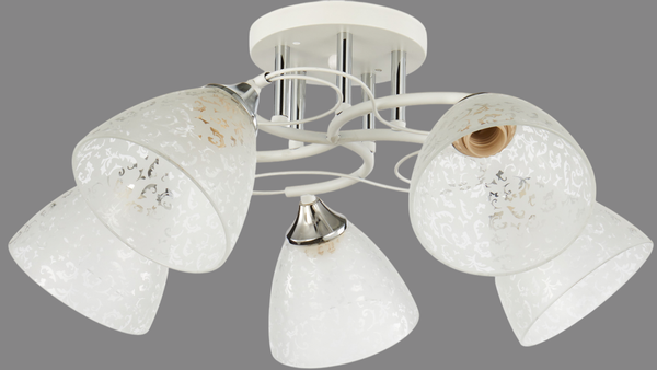 Потолочный светильник Mirastyle WX-6130/5 WH+CR - фото