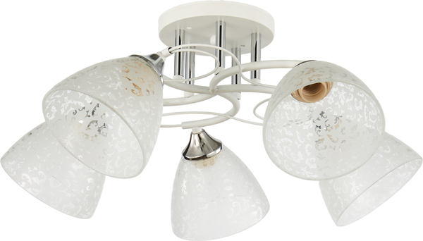 Потолочный светильник Mirastyle WX-6130/5 WH+CR