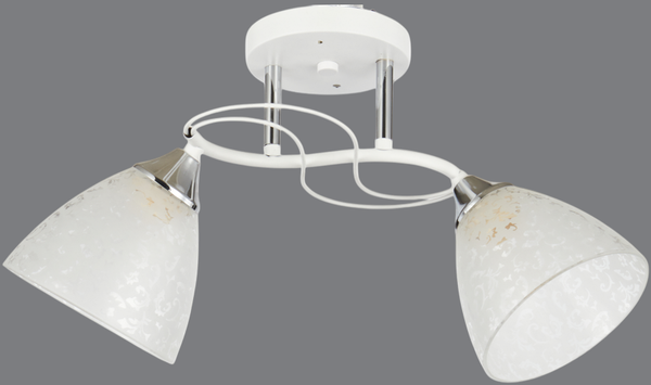 Потолочный светильник Mirastyle WX-6130/2 WH+CR - фото