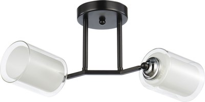 Потолочный светильник Mirastyle WX-70207/2 BK+CR - фото