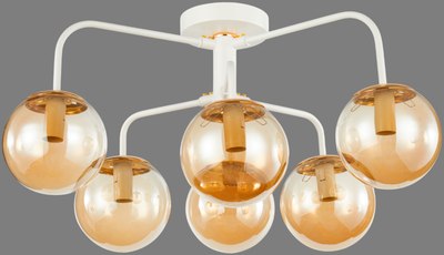 Потолочный светильник Mirastyle WX-70270/5 WH+FG - фото