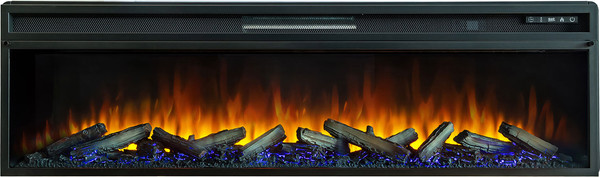 Каминокомплект Смолком Geneva V60 Vision 60 LOG LED (кашемир/черный)