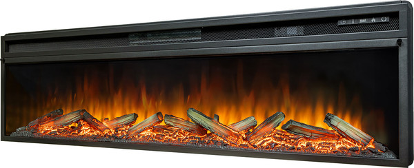 Каминокомплект Смолком Geneva V60 Vision 60 LOG LED (кашемир/черный)