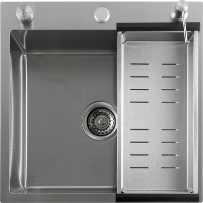 Мойка кухонная Futur FK 5050 Eco Embossing Pop-up Board plus