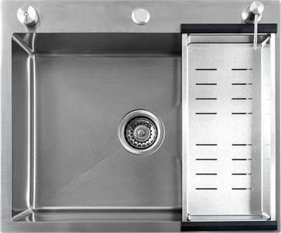 Мойка кухонная Futur FK 5550 Eco Embossing Pop-up Standart - фото