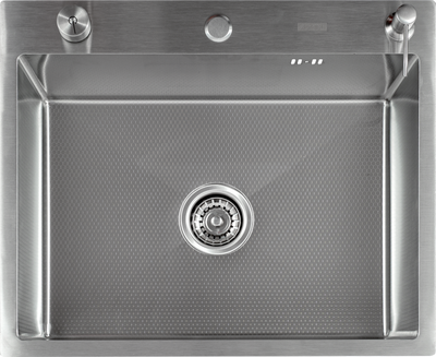 Мойка кухонная Futur FK 6050 Eco Embossing Pop-up Econom - фото
