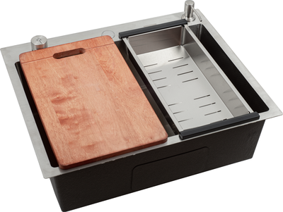 Мойка кухонная Futur FK 6050 Eco Embossing Pop-up Board plus