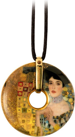 Кулон Goebel Artis Orbis Gustav Klimt. Адель Блох-Бауэр / 66-989-58-3 - фото