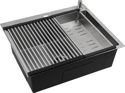 Мойка кухонная Futur FK 6050 Eco Embossing Pop-up Roll plus