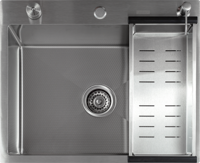 Мойка кухонная Futur FK 6050 Eco Embossing Pop-up Standart - фото