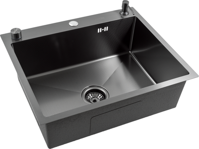 Мойка кухонная Futur FK 5550 Eco Embossing Pop-up Econom
