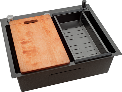 Мойка кухонная Futur FK 5550 Eco Embossing Pop-up Board plus