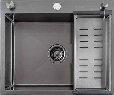 Мойка кухонная Futur FK 6050 Eco Embossing Pop-up Standart - фото