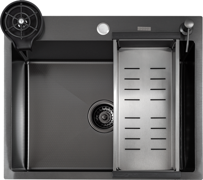 Мойка кухонная Futur FK 6050 Eco Embossing Pop-up Rinzer plus - фото