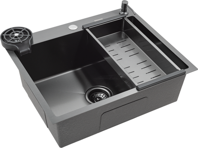 Мойка кухонная Futur FK 6050 Eco Embossing Pop-up Rinzer plus