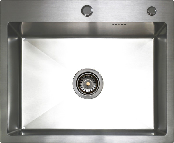 Мойка кухонная Blantek FS-5848S Brushed Eco + 501F40-S - фото