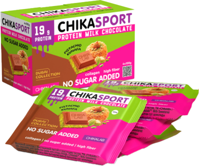 Протеиновый шоколад Chikalab Молочный шоколад - фото