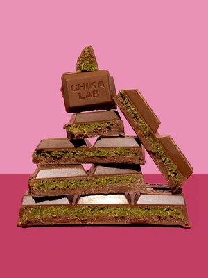 Протеиновый шоколад Chikalab Молочный шоколад