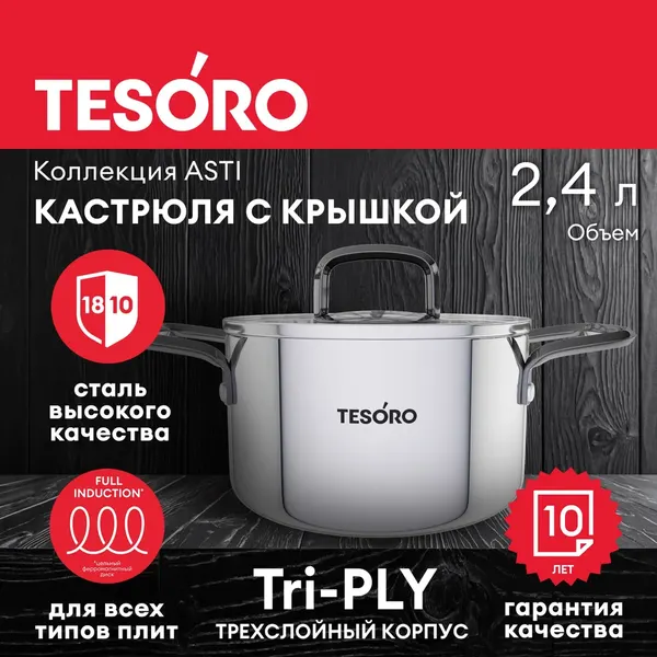 Кастрюля Tesoro Asti КС624
