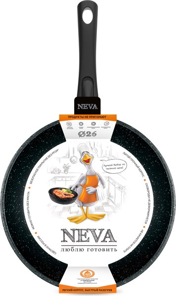 Сковорода Нева Металл Посуда Neva Granite NG026