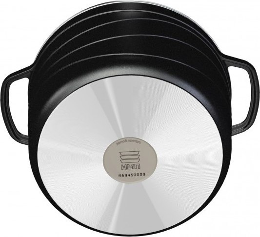 Кастрюля Нева Металл Посуда Каменная Черный гранит 186615