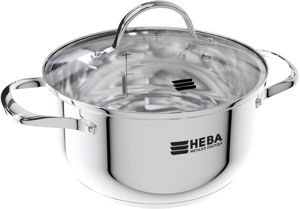 Кастрюля Нева Металл Посуда Presto КС123 - фото