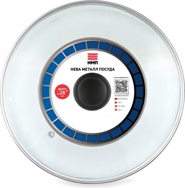 Крышка стеклянная Нева Металл Посуда 43028