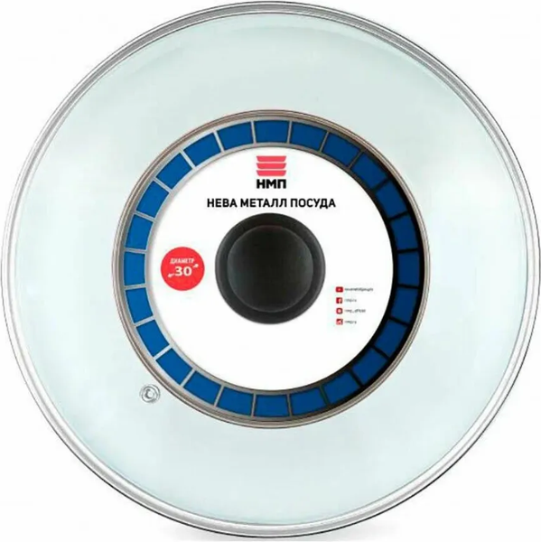 Крышка стеклянная Нева Металл Посуда 43030