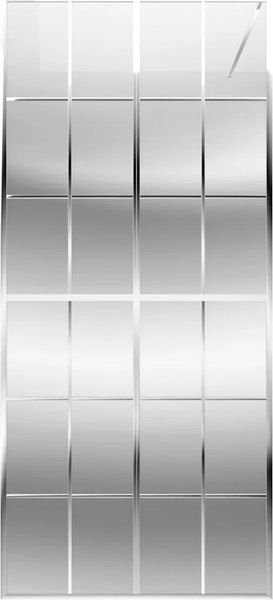 Душевая стенка Teymi Helmi 90x200 / T00303 (прозрачное стекло/хром глянцевый)