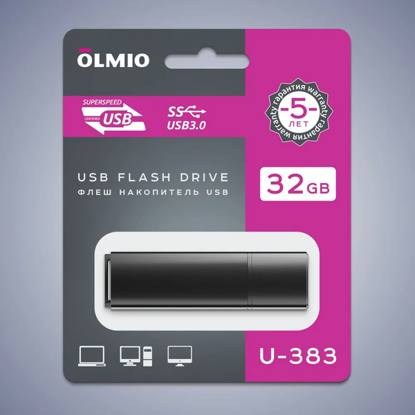 USB flash накопитель Olmio U-383 32GB 3.0