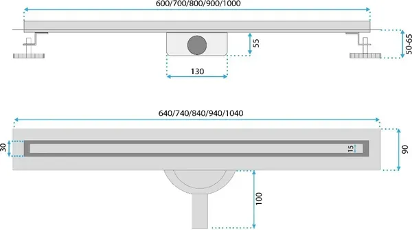 Трап для душа REA G2712