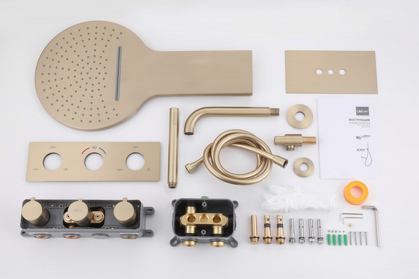 Душевая система со смесителем Abber Wasser Kreis AF8150G