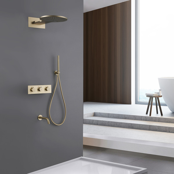 Душевая система со смесителем Abber Wasser Kreis AF8150G