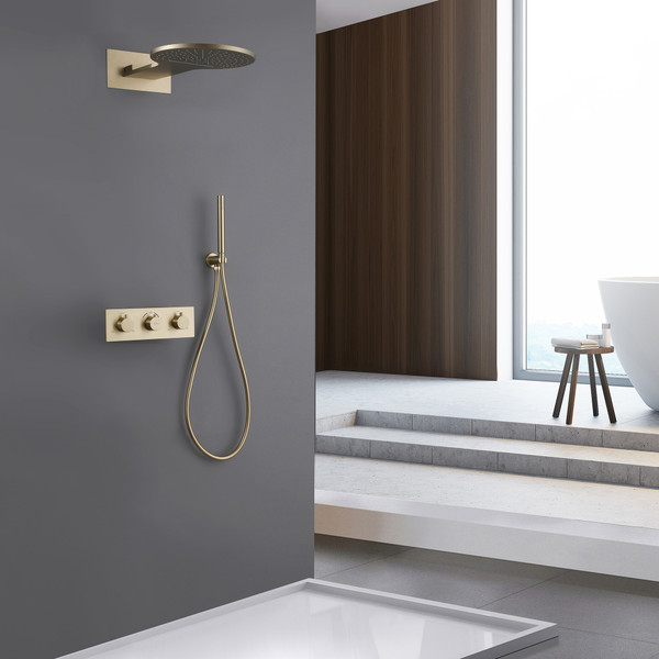 Душевая система со смесителем Abber Wasser Kreis AF8151G