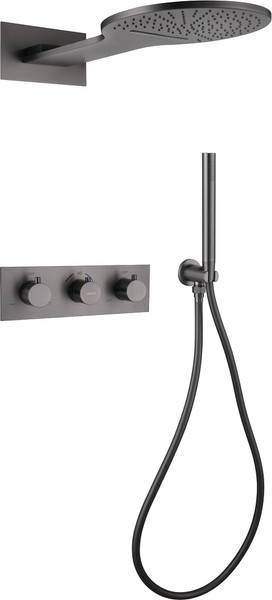 Душевая система со смесителем Abber Wasser Kreis AF8151NG - фото