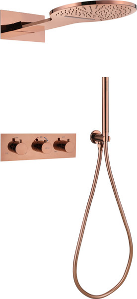 Душевая система со смесителем Abber Wasser Kreis AF8151RG - фото