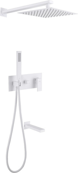 Душевая система со смесителем Abber Daheim AF8217W - фото
