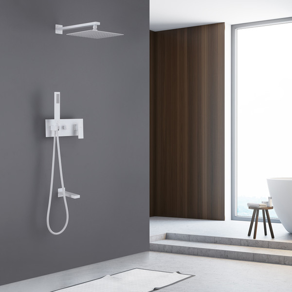 Душевая система со смесителем Abber Daheim AF8217W