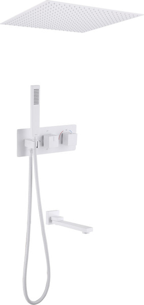 Душевая система со смесителем Abber Daheim AF8254W - фото