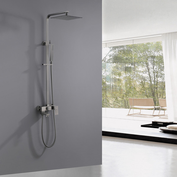 Душевая система со смесителем Abber Daheim AF8216NGL