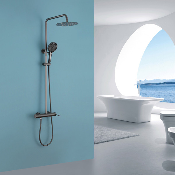 Душевая система со смесителем Abber Emotion AF8816NGL