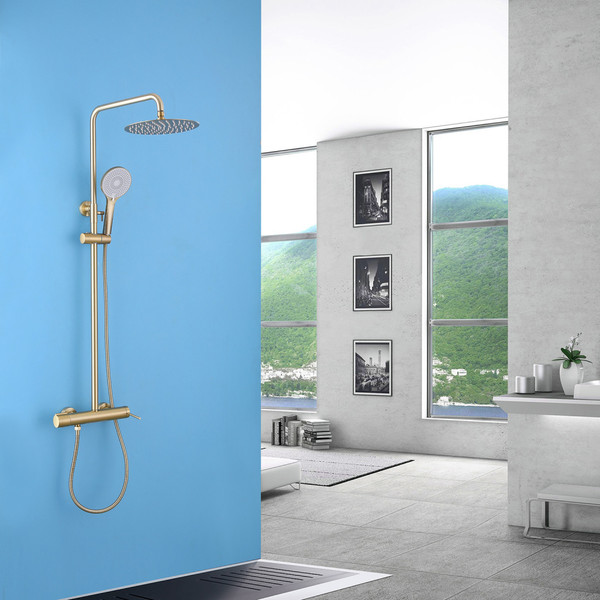 Душевая система со смесителем Abber Emotion AF8816GL